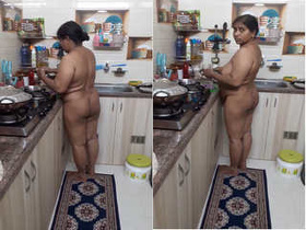 Exclusive record of a desi wife getting naked for husband in part 2