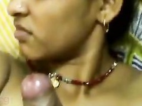 Desi wife teases her husband with stranger's big boobs