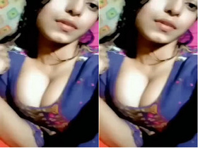 Cute Indian girl reveals her big boobs and pussy