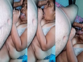 Indian bhabhi gives a hot blowjob in MMS video