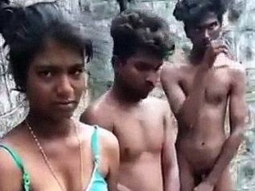 Dehati sex video captures group sex in public