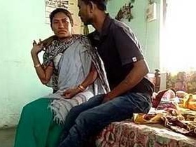 Desi aunty and her son's friend engage in steamy sex