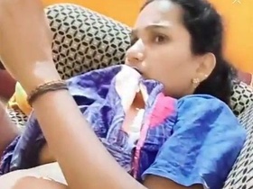 Desi couple's steamy pussy licks session