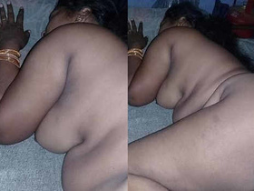 Desi aunty Tia flaunts her curvy body and ass in a solo video