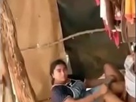 Indian couple enjoys steamy sex in the great outdoors