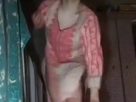 Bhabi from India pleases herself with her fingers