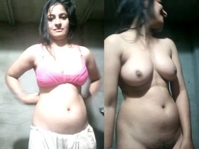Enjoy watching a cute girl with a nice body in this video