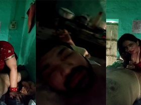 Desi couple indulges in passionate nighttime sex