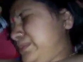 Desi MILF gets fucked on a pillow