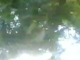 Village girl gets caught by lover in outdoor encounter