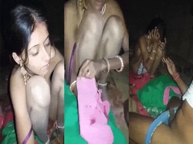 Indian village bhabhi in a steamy sex video with her master