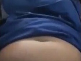 Shy girl enjoys intimate moments with boyfriend