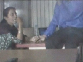Desi secretary pleasures her boss with a hard cock in the office