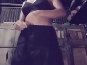 Cute teen explores her sexuality in front of the camera