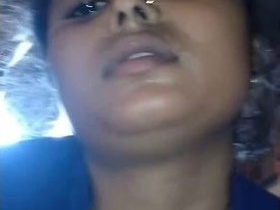 Desi girl rides without a dick in her village