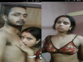 Bengali couple enjoys foreplay and sex on camera