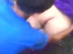 Desi teen girl gets naughty in the outdoors