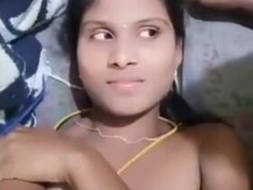 Tamil wife with big boobs giving blowjob