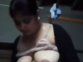 Saree-clad Bengali bhabi strips naked for her husband's pleasure