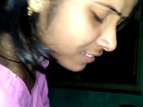 Cute Desi girl gives a blowjob to her boyfriend's friend