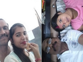 Indian desi girl pleasures herself with sex toy on bed