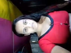 Bangladeshi woman from a village pleasures herself with her fingers