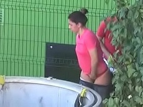 Secret outdoor sex with Foundry