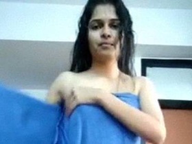 Indian housewives strip for the camera in homemade video