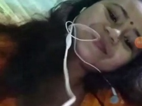 Desi girl's solo nude selfies during home quarantine