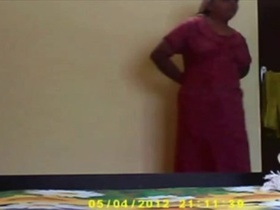 Senior aunty bares it all on hidden camera