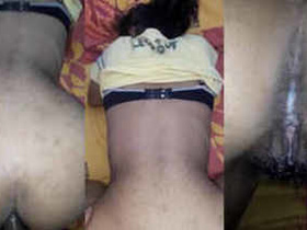 Indian teen gets doggy style with her boyfriend