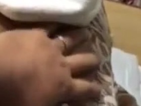 Indian woman with large breasts orgasms in steamy video