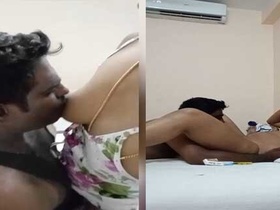 Indian girl from a village gets naughty in a hotel room