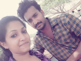 Cute desi girl gives blowjob to her boyfriend in nature