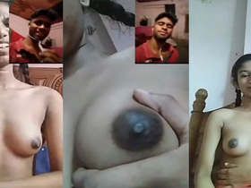 Bangla village girl flaunts her body and boobs on VK